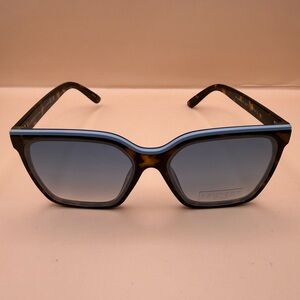 Laundry By Shelli Segal Blue Accent Tortoise Sunglasses
